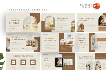 Aesthetic Home Interior PowerPoint Template
